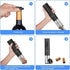 Electric Wine Bottle Opener, Corkscrew Key Set with Foil Cutter, Automatic Reusable Easy Carry Black Wine Opener Gift