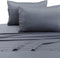 Tribeca Living BAMB300PCSTST 300 TC Rayon from Bamboo Pillow Pair, Standard, Pack of 2, Steel Grey