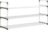 Home-Complete Shoe Rack 3-Tier Shoe Organizer for Closet, Bathroom, Entryway Shelf Holds