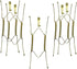 Plate Hangers for Wall 8 Inch Decorative Dish Display Holder with Installation Hooks, 5 Pack