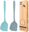 Pack of 2 Non-Stick Silicone Wok Spatula - Heat Resistant, Easy to Clean, Dishwasher Safe Kitchen Utensil