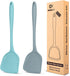 Pack of 2 Non-Stick Silicone Wok Spatula - Heat Resistant, Easy to Clean, Dishwasher Safe Kitchen Utensil