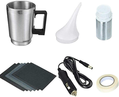 Atomizing Cup, Car Headlight Lens Polish Repair Tool Auto Restore Kit, Headlight Restoration Wipe & Washer