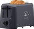 Select Brands 2-Slice Toaster - Dark Gray, Premium Bread & Bagel Toaster with Browning Control, Wide Slots, Electric