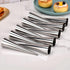 Guowall Cream Horn Mold, 21pcs Stainless Steel Ice Cream Cone Mold and Tubular Shaped Reusable Pastry Mould