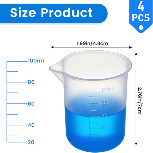 GAQWOK 4PCS Silicone Laundry Detergent Cup Holder - Liquid Laundry Detergent Dispenser Cups Reusable, Flexible Washable