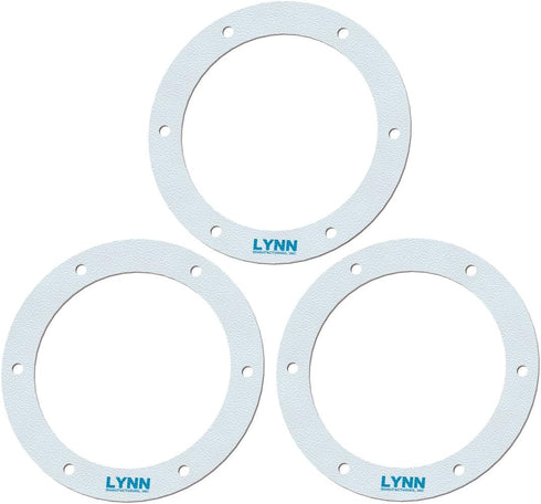 Lynn Manufacturing Pellet Stove 6" Round Gasket, Exhaust or Combustion Blower, 3 Pack