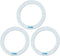 Lynn Manufacturing Pellet Stove 6" Round Gasket, Exhaust or Combustion Blower, 3 Pack