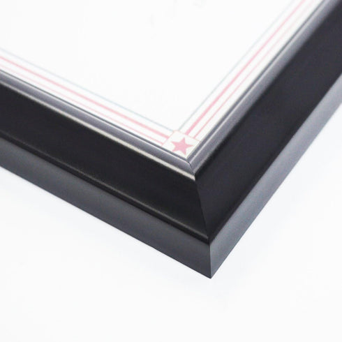 PETAFLOP 8.5x11 Certificate Frame, Black Picture Diploma Document Frames, 4 Pack for Wall or Tabletop Display