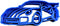 SPORTS CAR RACE RACING VEHICLE COOKIE CUTTER MADE IN USA PR2143 AUTO AUTOMOBILE.