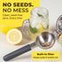 Large Lemon Squeezer Stainless Steel Press - Non-Slip Grip, Heavy Duty, Manual Design - Effortless Pro-Grade Lemon