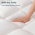 Niagara Cotton Full Mattress Topper - Quilted Pillow Top Cooling Cover, Deep Pocket Fits 20 Inches (54x75)