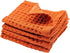 sea me at home Waffle Washcloths Set, 100% Turkish Cotton (Terra)