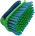 Dependable Industries Inc. Essentials Scrub Brush, Heavy Duty Rubber Grip for Bathroom and Carpet Cleaning, 2 Pack