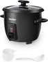COMFEE' Rice Cooker, 6-Cup Cooked/3-Cup Uncooked, Black, Removable Non-Stick Bowl, One Touch for Soups, Stews, Grains