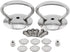 Universal Pot Lid Cover Knob Handle, Stainless Steel Replacement with Mounting Screws and Silicone Washer