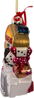 Kurt S. Adler 5.5-Inch Las Vegas Glass Cityscape Ornament, Multicolored