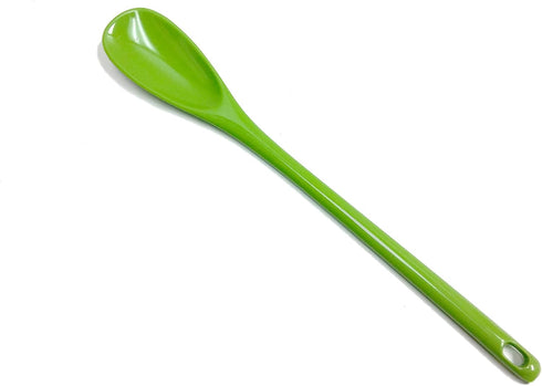 12-Inch Green Melamine Mixing Spoon
