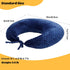 IFOYO Ergonomic Gaming Pillow for Lap, Blue U-Shaped Crochet Pillow for Lap Support, Soft Reading Pillows Provide Arms