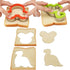 Sandwich Cutter Set, 13 Pack Fruit Cutters for Kids Lunch, Butterfly Dinosaur Unicorn Mousehead Food Shaped Cookie