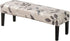 CRFATOP Dining Bench Cover Printed Seat Cushion Slipcovers Stretch Upholstered Slipcover Removable