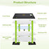 12 16 Inch 30W 40 Tetuga Chick Heating Plate - x Chicken Heater Plate for Chicks with Adjustable Height & Angle - Safer