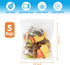 5 Pack 12 9.8 Inch Seafood Boil Bags Small Cooking Bag Seasoning Storage Bag for Crab Fish Crawfish, x
