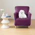 UNBBRRL 1-Piece Armchair Cover, Accent Chair Slipcover Stretch Velvet Non-Slip Mid Century Modern Accent Furniture