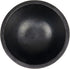 Creative Co-Op Boho Wood Pedestal Serving Bowl, Black Finish
