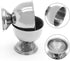2 Bonsicoky Pcs Silver Egg Cups - Stainless Steel Egg Holder - Egg Tray Kitchen Tool for Soft & Hard Boiled Eggs