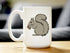 Squirrel Coffee Mug - Squirrel Gifts and Decor for Squirrel Lovers - Large 15oz White Ceramic Mug