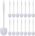 Tioncy 15 Pcs 14.2 Inch Toilet Brush Commercial Heavy Duty Toilet Bowl