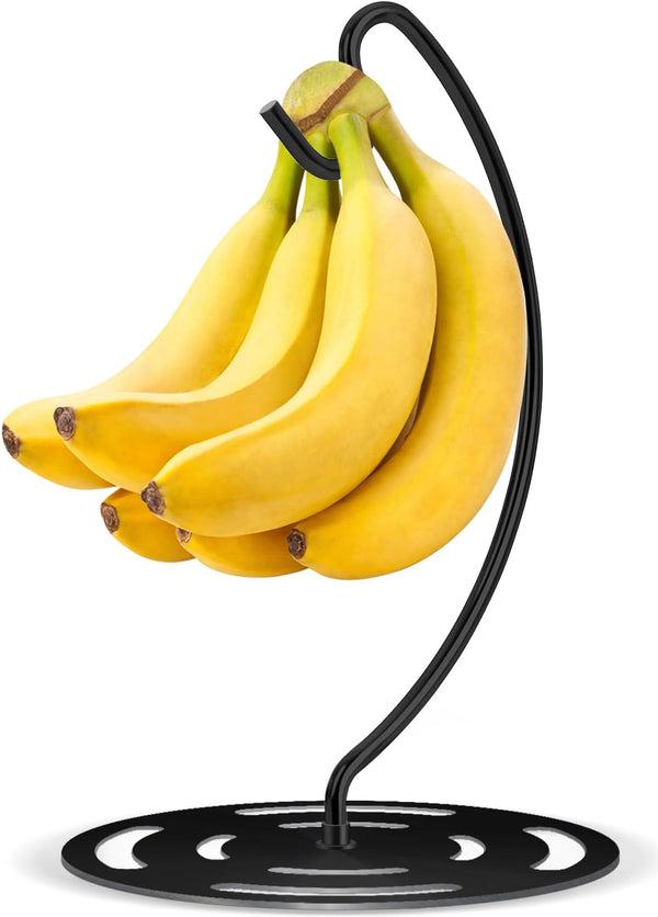 Coopenju Banana Holder Stand Stainless Steel, Modern Banana Tree Hanger with Larger Base