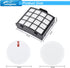 Leadaybetter AZ2002 Vacuum Filter Replacement for Shark Vertex DuoClean PowerFin, 2 HEPA, 4 Foam, 4 Felt Filters