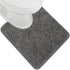 Gorilla Grip Plush Absorbent Shaggy Chenille Bath Rug Mat for Toilet Base | Machine Washable Microfiber Bathroom