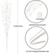 24 Losris Christmas Artificial Glitter Berry Stem Decorations Decorative Bead Sticks Xmas Picks Glittery Twigs Branches