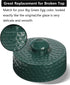 Accessories for Big Green Egg, Top Damper Cap for Big Green Egg Replacement Parts, Ceramic Chimney Cap for Big Green