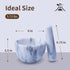 LIUHER Set, 150ml, (6"*H3-1/2) Marble Mortar and Pestle Spice Grinder, Herb Ginder, Unpolished Marble Spice Crusher