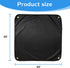 Air Conditioner Covers for Outside Units, Central AC Cover for Outdoor Unit Heavy Duty Water-Resistant Top Cover 32 x 32 Inch, Black