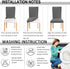 HZDHCLH Chair Covers for Dining Room, Set of 4 Stretch Spandex Slipcovers, Washable Anti-Dust for Kitchen, Beige