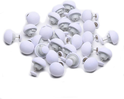 30 Pcs Duvet Pins, Comforter Pins, Curtain Pins, Duvet Clips, Affordable Sets, White-Round, Use as Duvet Donuts