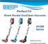 HQRP 2-pack Filter Kit for Shark Rocket DuoClean series HV380, HV380UK, HV380UKT, HV380W, HV381, HV381C, HV382, HV384Q