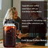 HomeCheer 2 Set 64 oz (2 (2) Quart), Black Cold Brew Coffee Maker, Iced Tea Machines, Thick Glass with Pour Spout