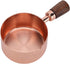 Rose Gold Stainless Steel Sauce Pan with Wooden Handle, 1/3 Cup Capacity