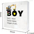 HDKY Construction Nursery Wood Box Sign Construction Truck Boy Definition Wooden Box Sign Block for Wall Desk Home Boys