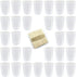 Tegg 30PCS 50ml Clear Plastic Mixing Cups, Graduated Measuring Cups with 50 PCS Wood Craft Sticks