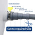 13 FT Washing Machine Drain Hose Extension Kit, Universal Corrugated Hose with Adapter and Clamps