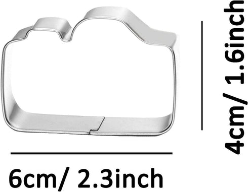 Cartoon Camera Cookie Cutter, Stainless Steel