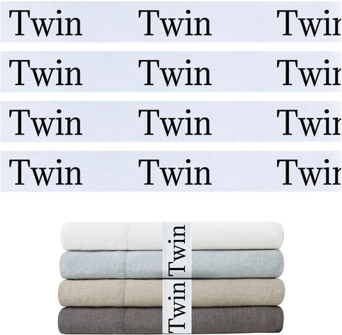 Sheet Organizers and Storage Bands, Elastic Bed Sheet Straps/Storage Organizer for Linen Closet, 4 Pieces (Twin)
