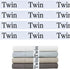 Sheet Organizers and Storage Bands, Elastic Bed Sheet Straps/Storage Organizer for Linen Closet, 4 Pieces (Twin)
